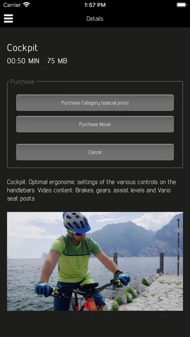 Ảnh chụp màn hình của E-MTB – driving technique