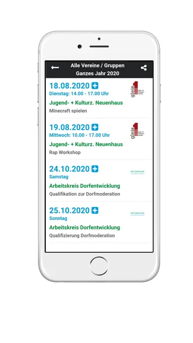 DE NNL App Screenshots