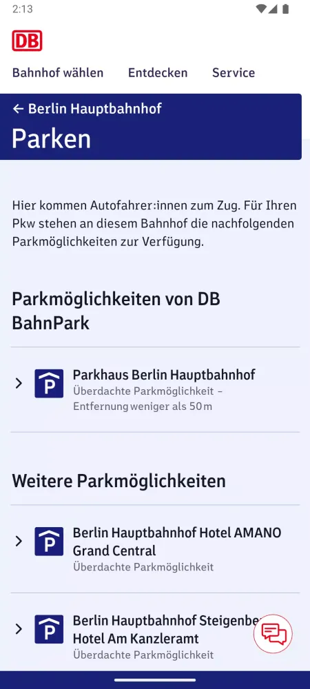 DB Bahnhof live Next应用截图
