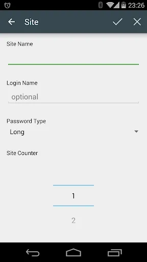 Capturas de pantalla de Master Password