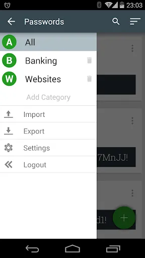 Capturas de pantalla de Master Password