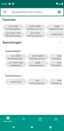Скриншоты Lawdroid AT – Österreich + EU