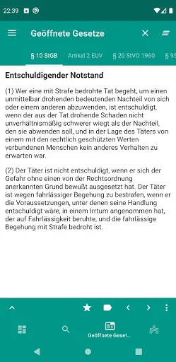 Скриншоты Lawdroid AT – Österreich + EU