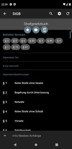 Скриншоты Lawdroid AT – Österreich + EU