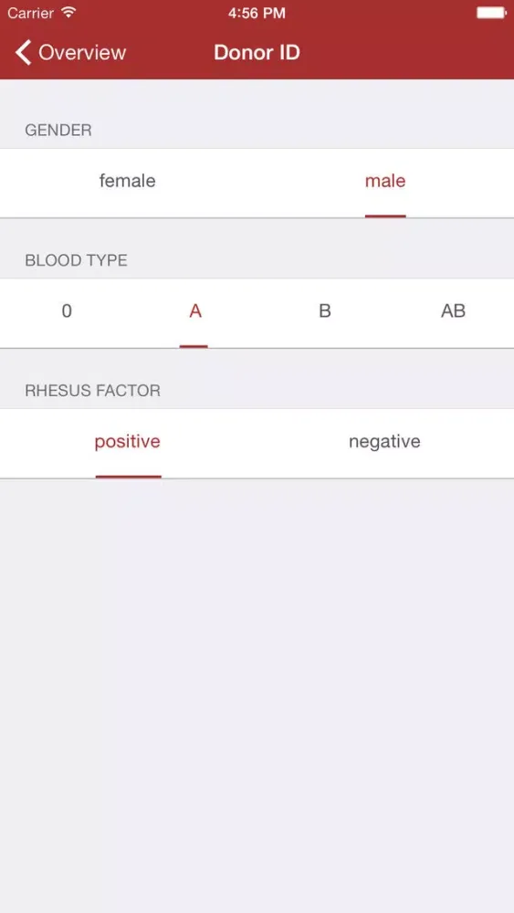 Capturas de pantalla de Blood Diary - Your blood donation diary