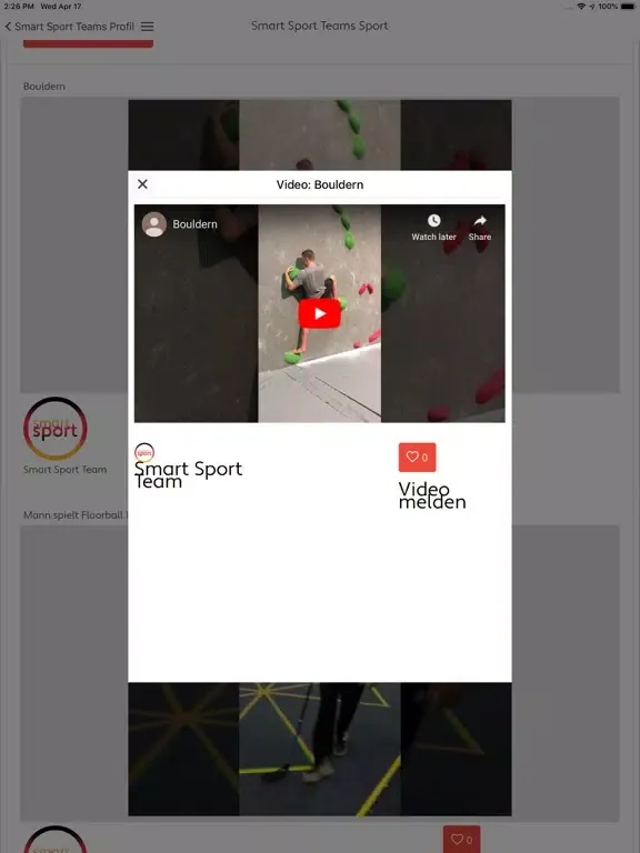 Smart Sport iPad 應用截圖