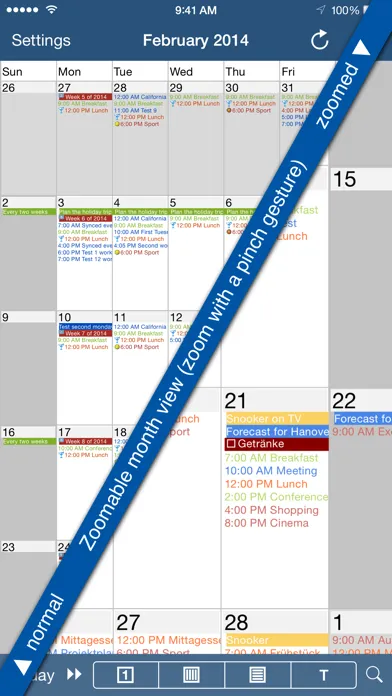 CalenGoo Calendar应用截图