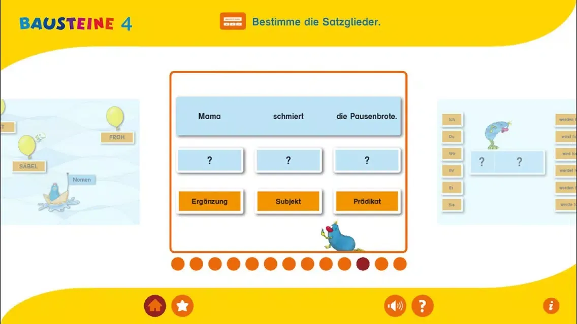 Captures d'écran de Bausteine – Deutsch Klasse 4