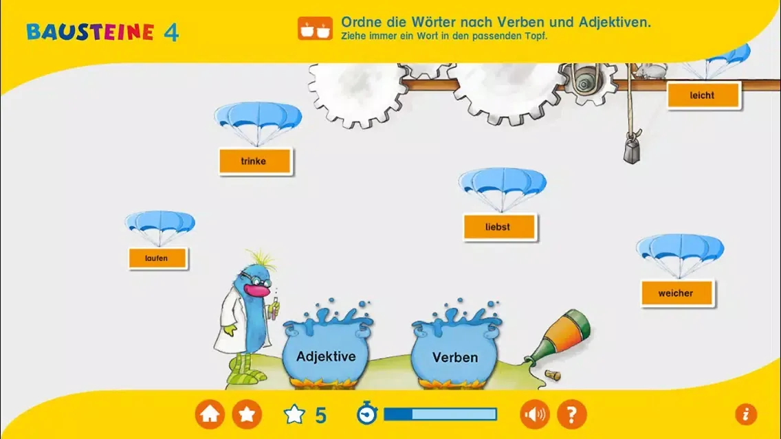 Captures d'écran de Bausteine – Deutsch Klasse 4