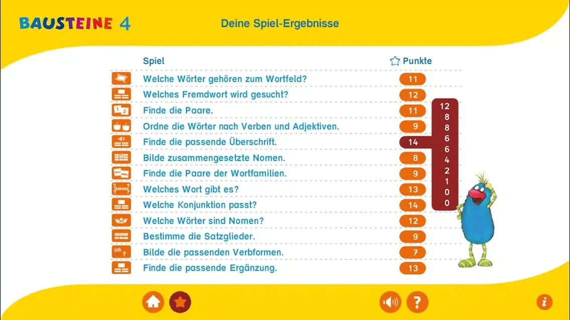 Captures d'écran de Bausteine – Deutsch Klasse 4