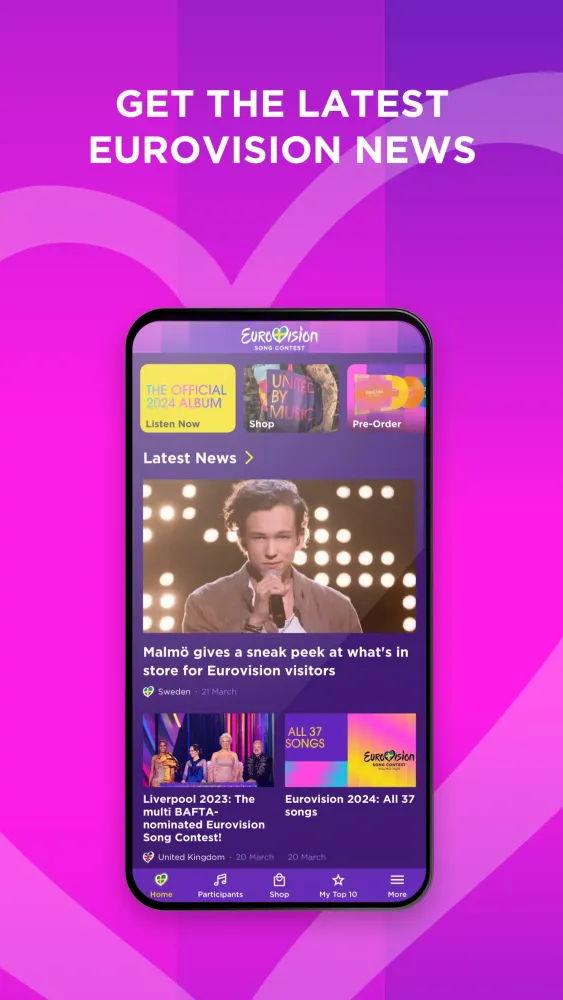 Скриншоты Eurovision
