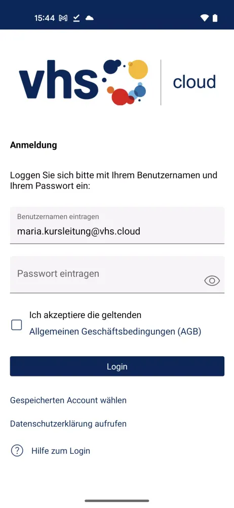 vhs.cloud Messenger Screenshots