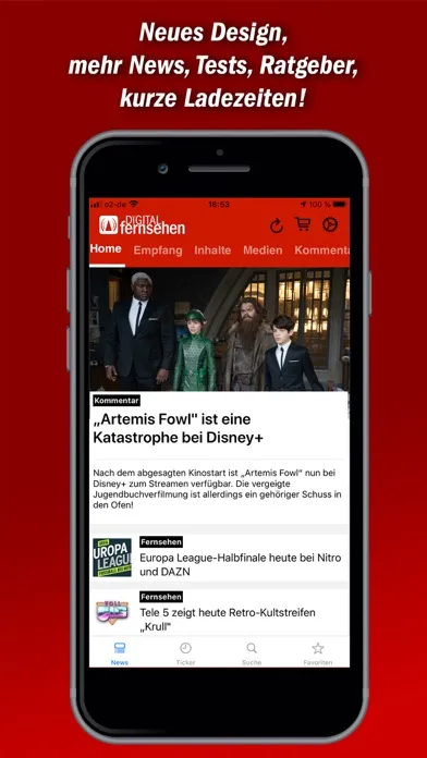 Zrzuty ekranu DigiTV News