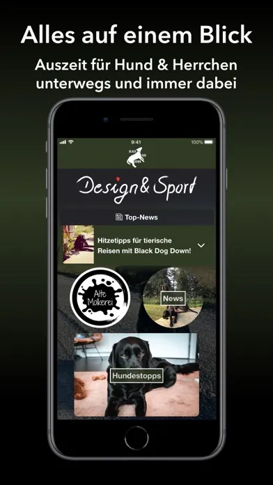 Tangkapan layar Black Dog Down - Hunde-Reisen