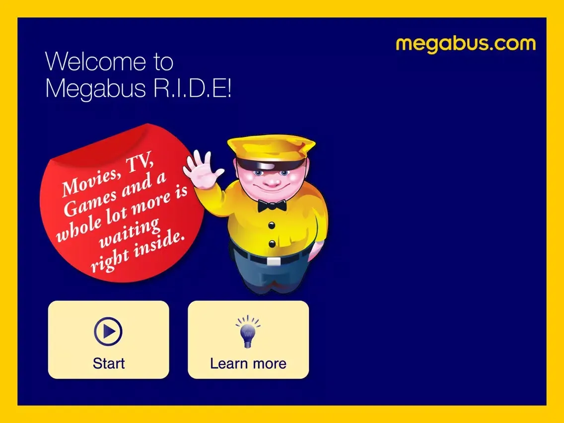 Megabus RIDE iPad  Ekran Görüntüleri