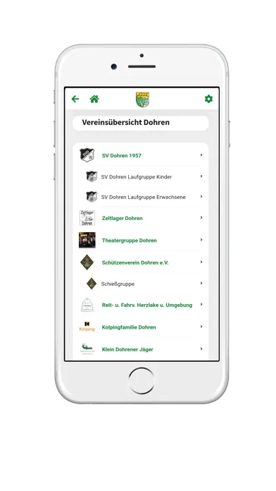 Tangkapan skrin Dohren App
