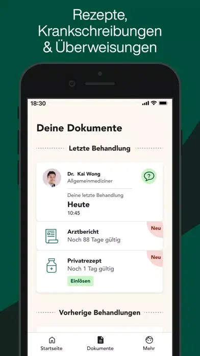 Tangkapan layar Doktor.de | Online-Arzt sofort