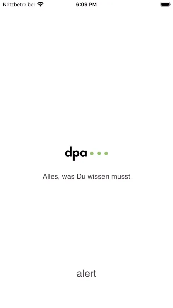 Screenshot di dpa-alert