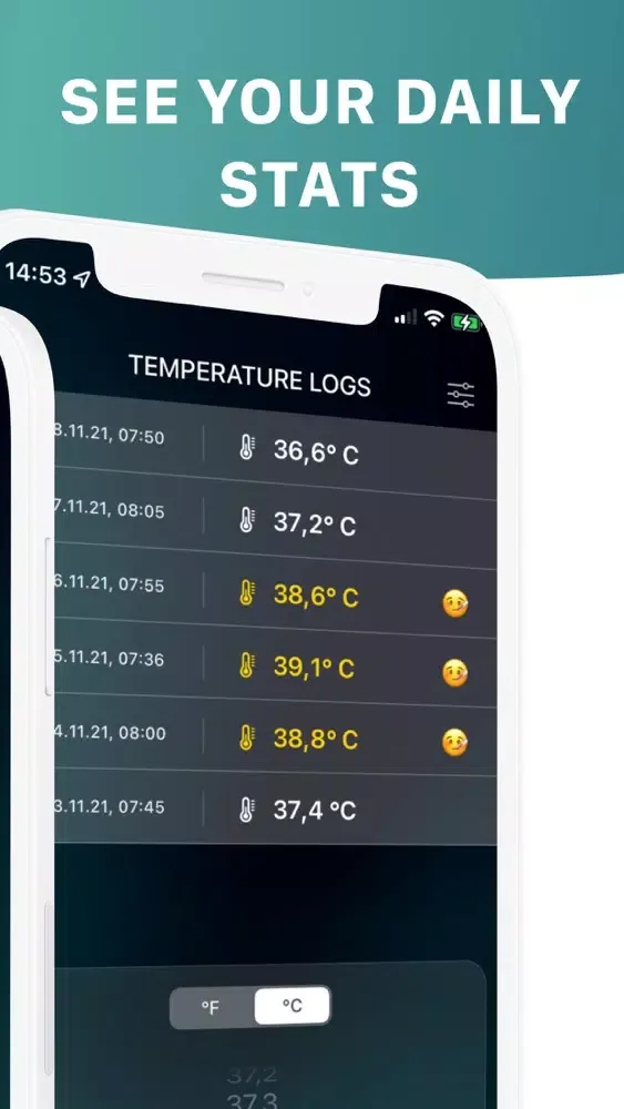 Thermometer Body Temperature Screenshots
