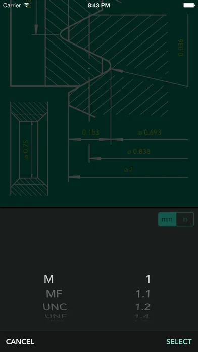 iGewinde - Thread Calculator Screenshots