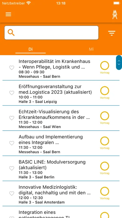 Captures d'écran de med.Logistica