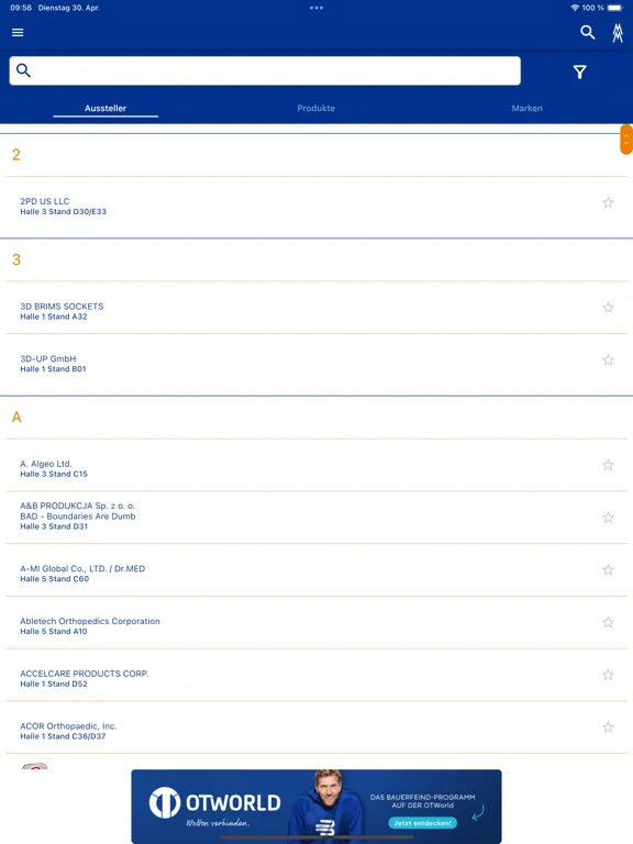 OTWorld iPad 应用截图