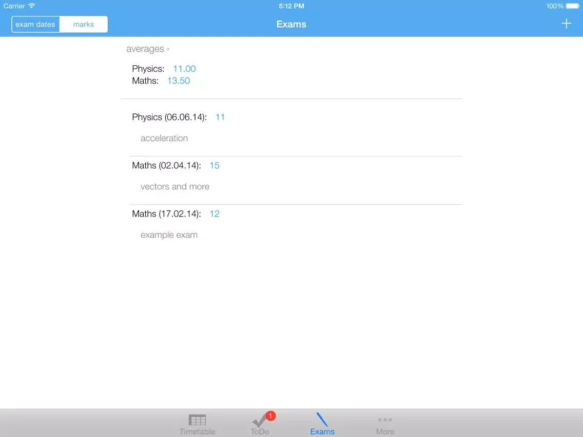 MyTimeTable - The School App iPad  स्क्रीनशॉट