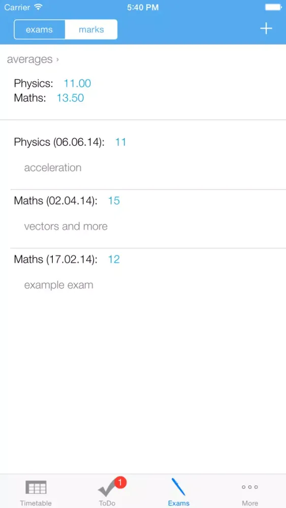 MyTimeTable - The School App स्क्रीनशॉट