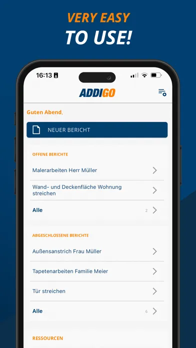 ADDIGO Service Report應用截圖
