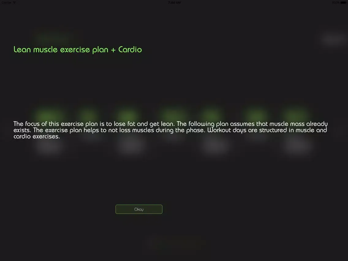 Capturas de tela do Trainingsplan zur Definition iPad 