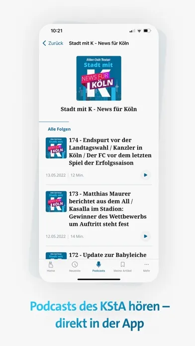 KSTA – Nachrichten Screenshots