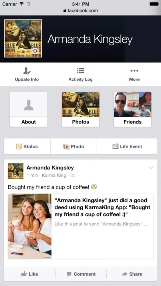 Karma King for Facebook应用截图