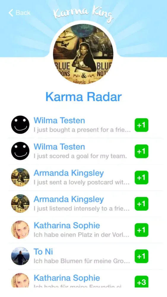 Karma King for Facebook应用截图