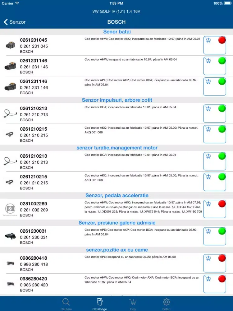 Capturas de tela do Autototal iPad 