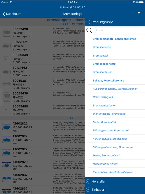 CARwis APP iPad  স্ক্রিনশট