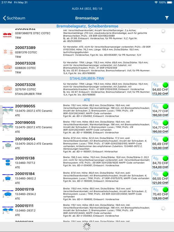 ESA Part Researcher iPad  Ekran Görüntüleri