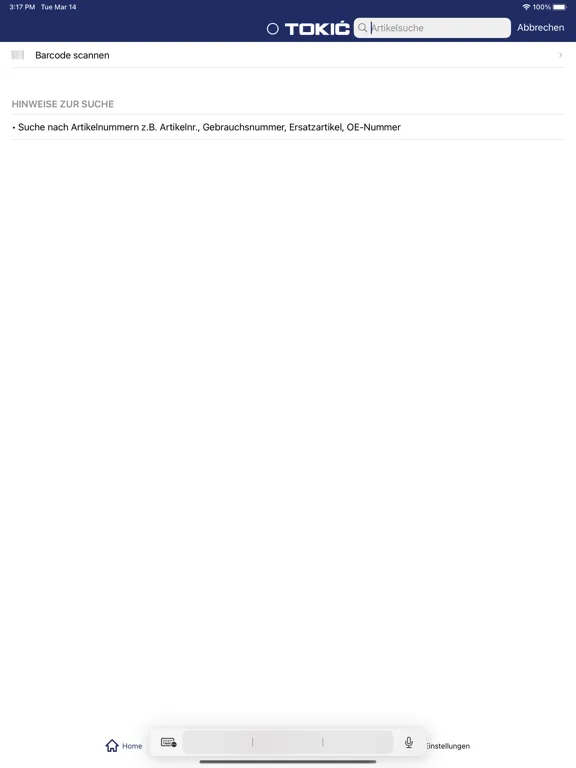 Screenshot di Tokić TKAT iPad 