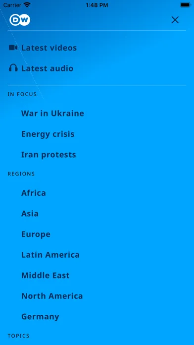 Скриншоты DW - Breaking World News
