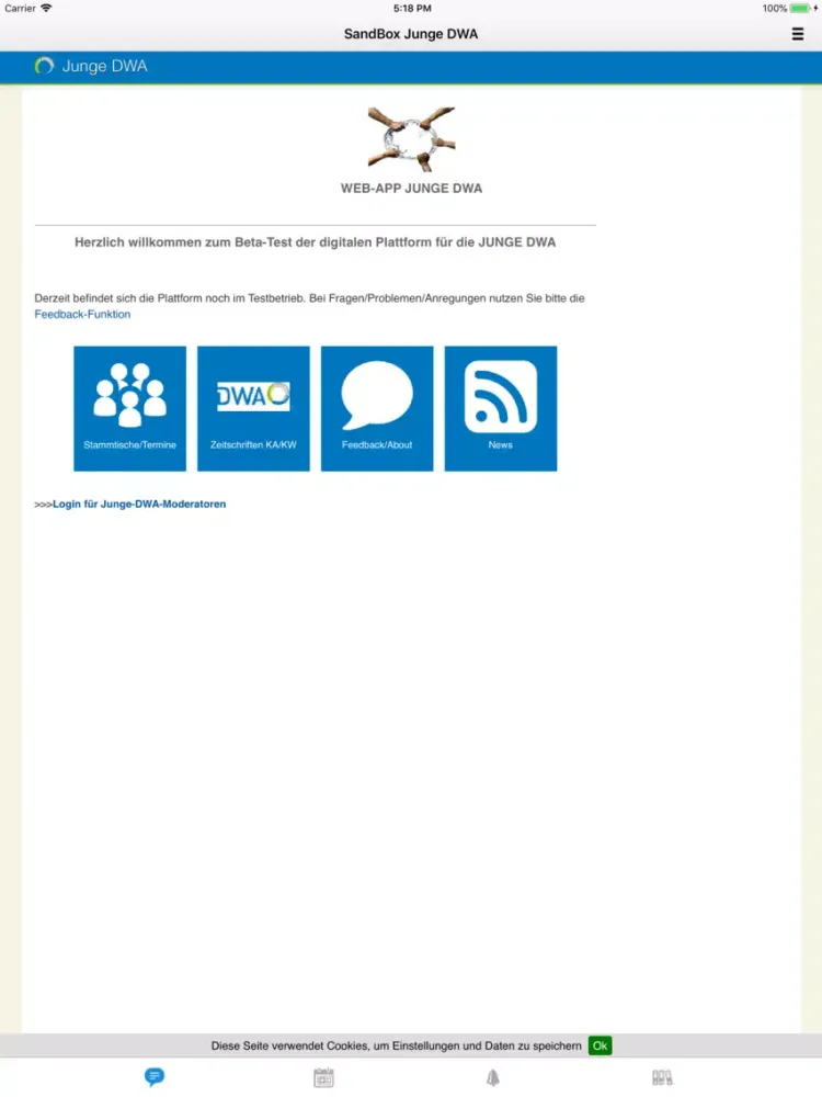 Screenshot di Junge DWA iPad 