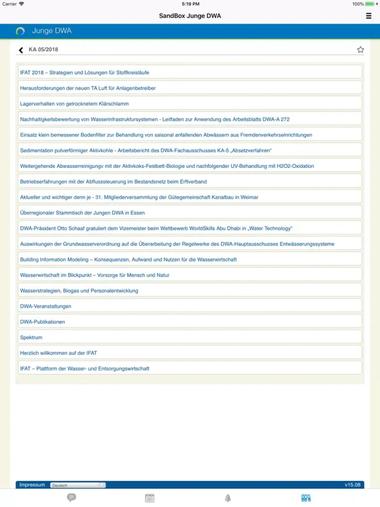 Screenshot di Junge DWA iPad 