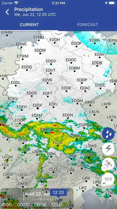 Capturas de pantalla de DWD FlugWetter