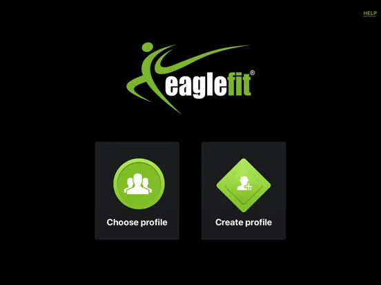 Capturas de tela do eaglefit® EMS SYSTEM iPad 