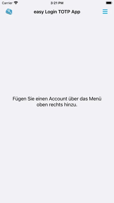 Tangkapan skrin easy Login TOTP App