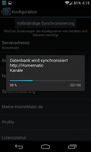 TinyMatic - Homematic CCU App Ekran Görüntüleri
