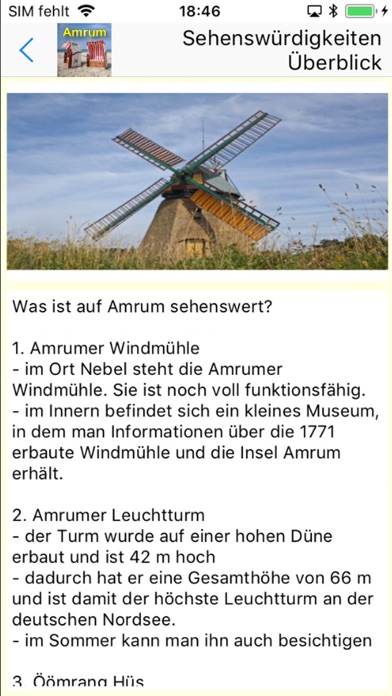Amrum Urlaubs App应用截图