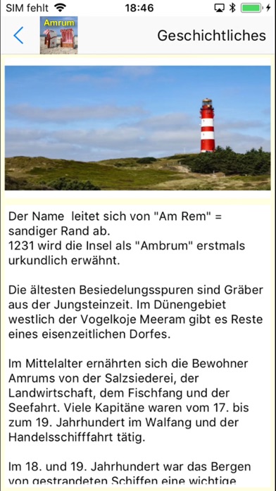 Amrum Urlaubs App应用截图