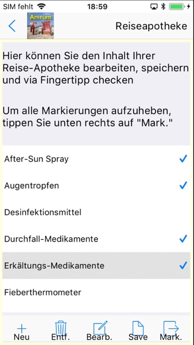 Amrum Urlaubs App应用截图