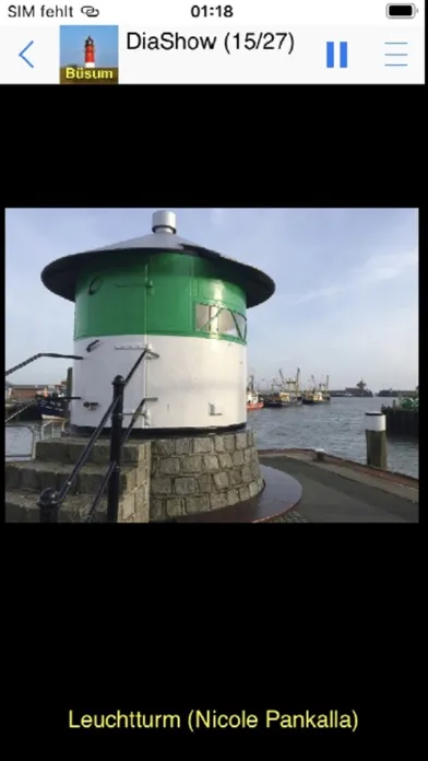Capturas de tela do Büsum Urlaubs App