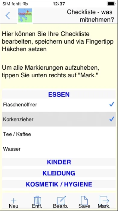 Cuxhaven App für den Urlaub Screenshots
