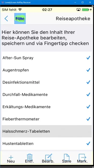Capturas de pantalla de Föhr App für den Urlaub